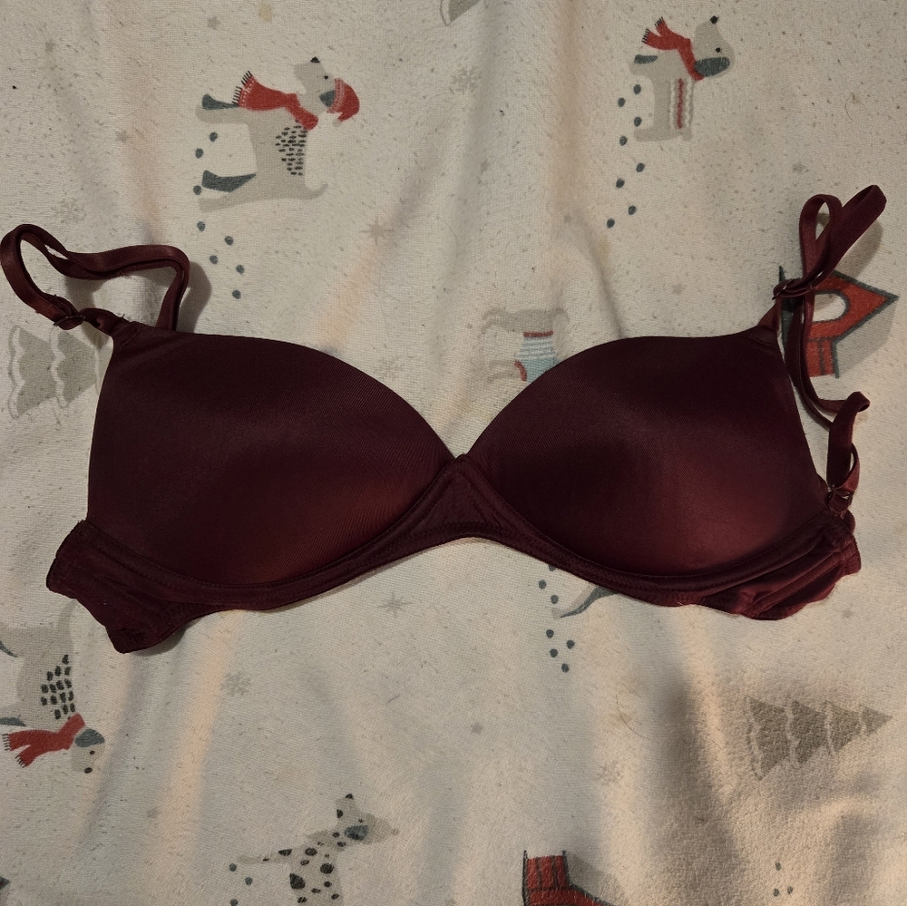 Pink "wear every where wireless pushup bra " size 32c